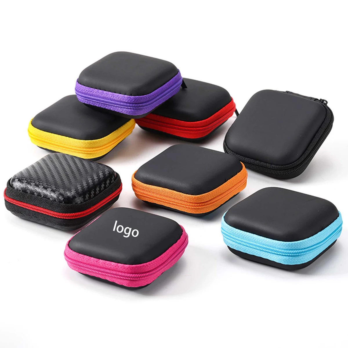 Square Earphone Case MOQ 50pcs 1