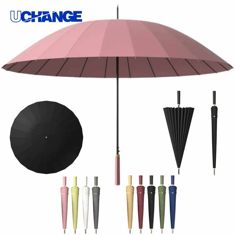 24 Spoke Instant Open Rain Protector Umbrella
