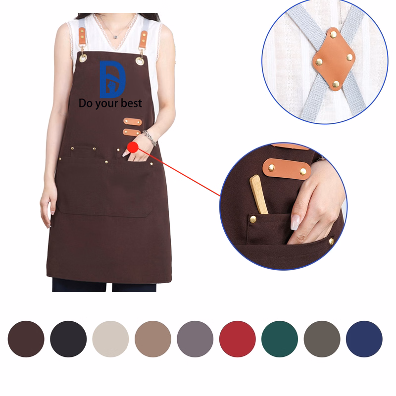 MOQ 20 Colour Printing Waterproof Cookong Gardening Apron