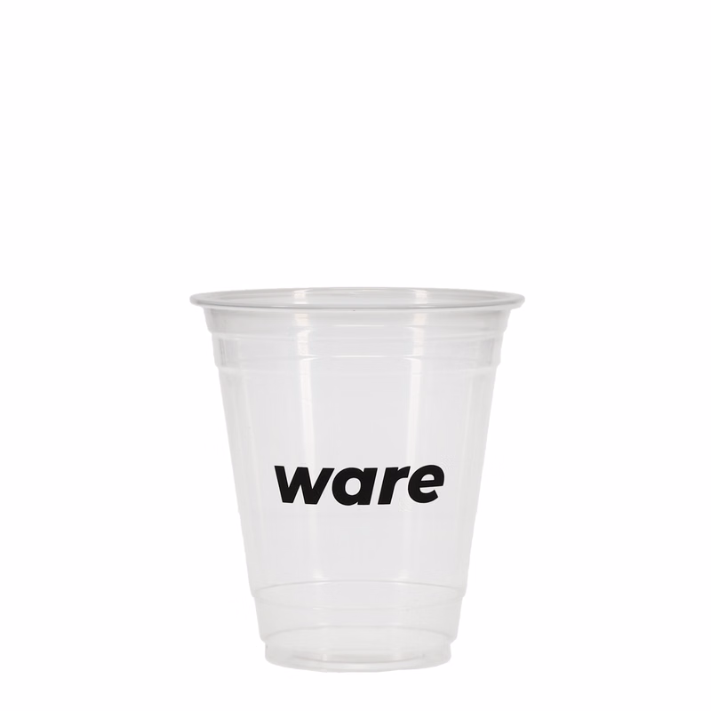 12 oz PLA Eco Cold Plastic Cup Clear Tradition Print