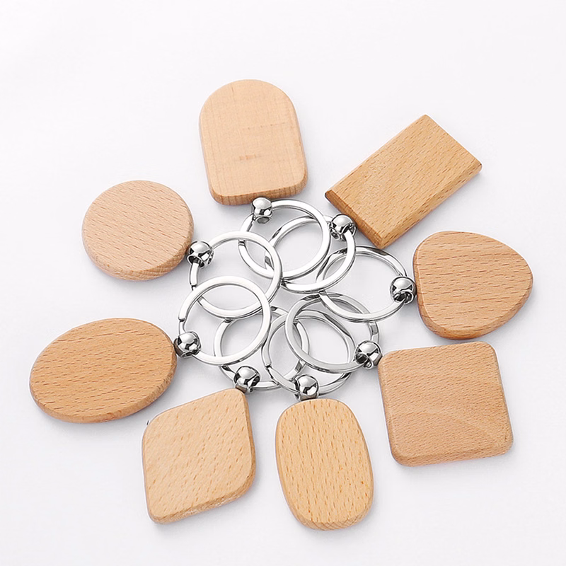 Wooden Decor Keychains