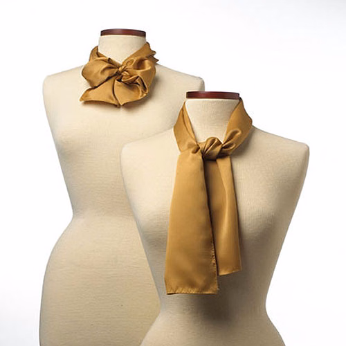Vegas Gold Silk Scarf - 8"x45"
