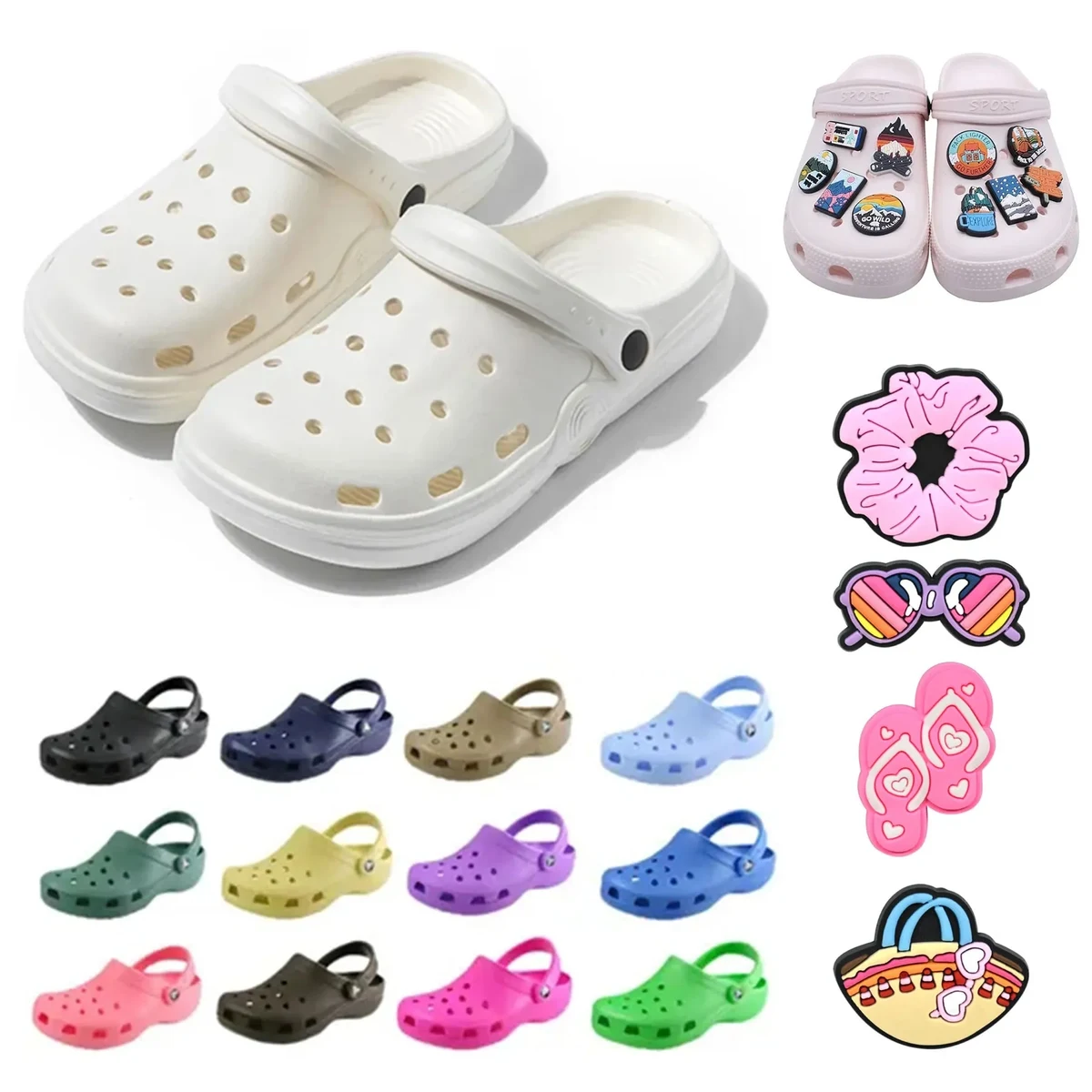 Lightweight Non-Slip Clogs 1