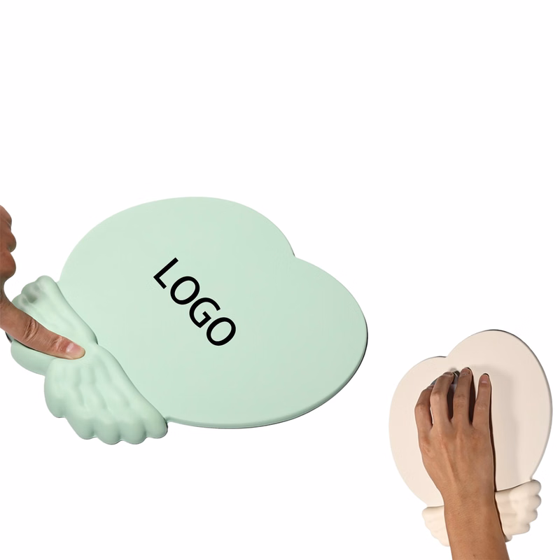 Wing Shaped Mouse Pad With Wrist Support