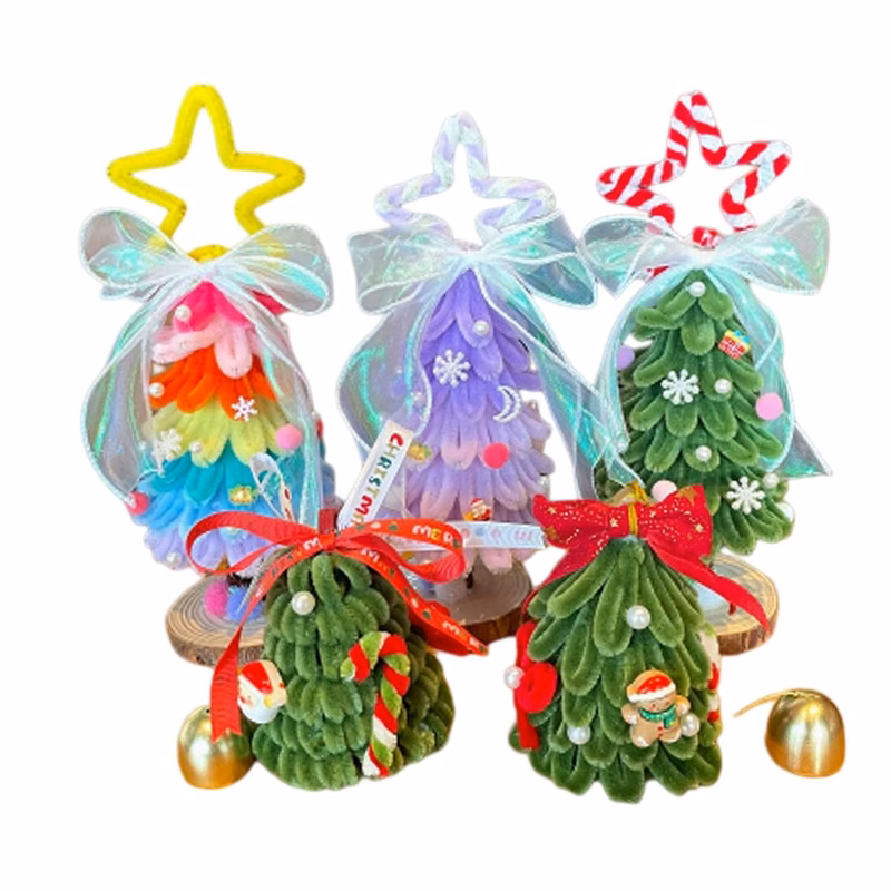 Chenille Pipe Cleaner Christmas Tree