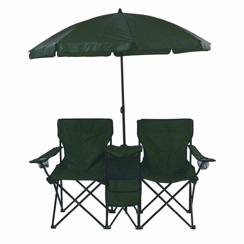 Double Chairs with Umbrella