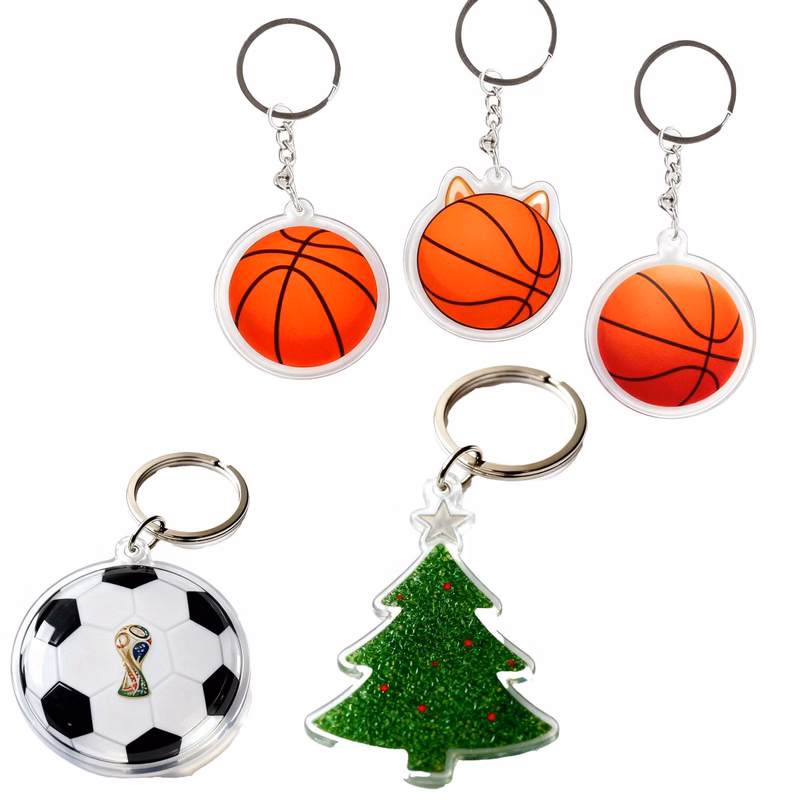 Personalized Designed Acrylic Decorative Souvenir Keychain Pendant