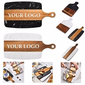 Wooden Marble Cheese Cutting Board Kitchen