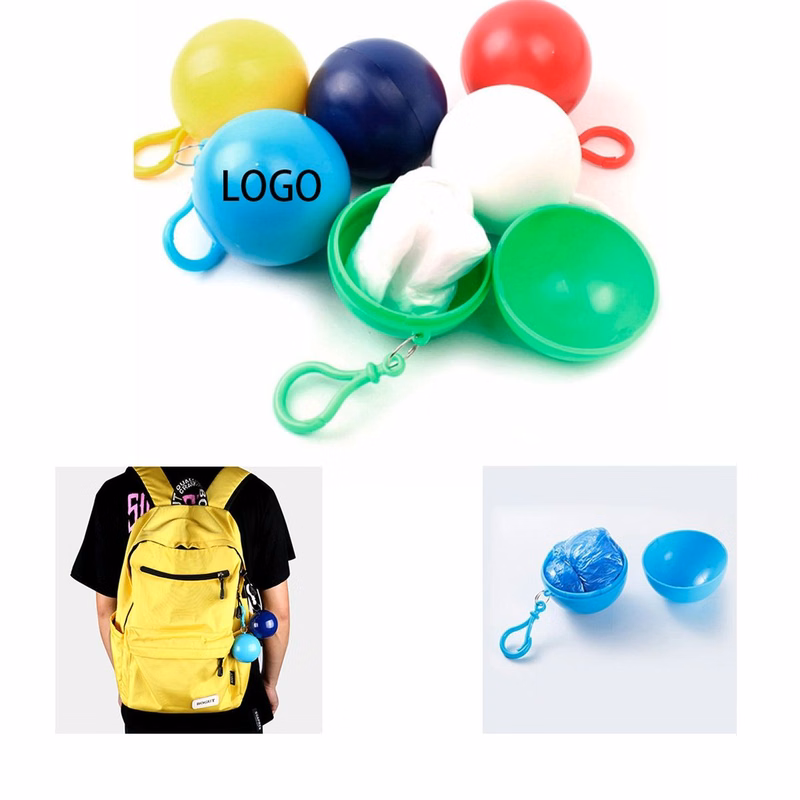 Spherical Portable Disposable Raincoat. MOQ 100PCS