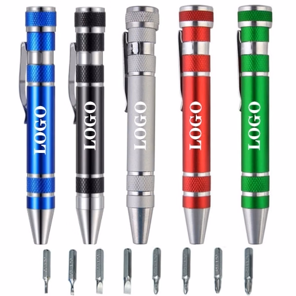 Portable 8 in 1 Pocket Screwdriver Set
