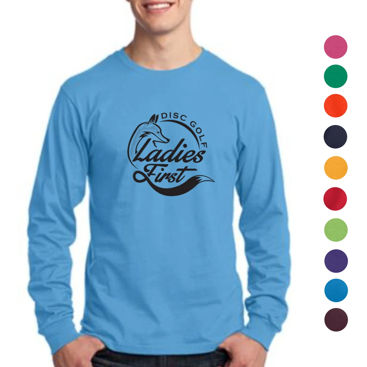 Port & Company 5.4 oz 100% Cotton Performance Long-Sleeve T-shirt 1