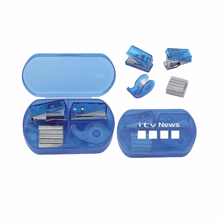 Mini Office Desk Set with Stapler And Extra Stapler
