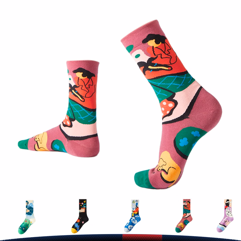 Novelty Print Socks