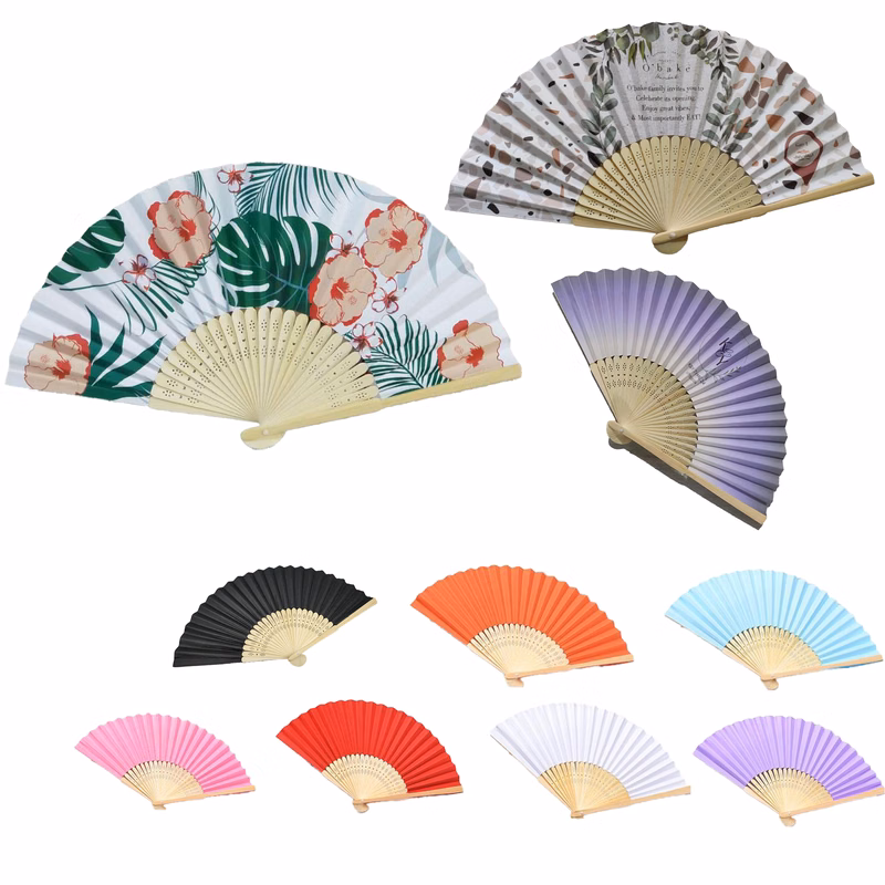 DIY Candy Colored Folding Fan