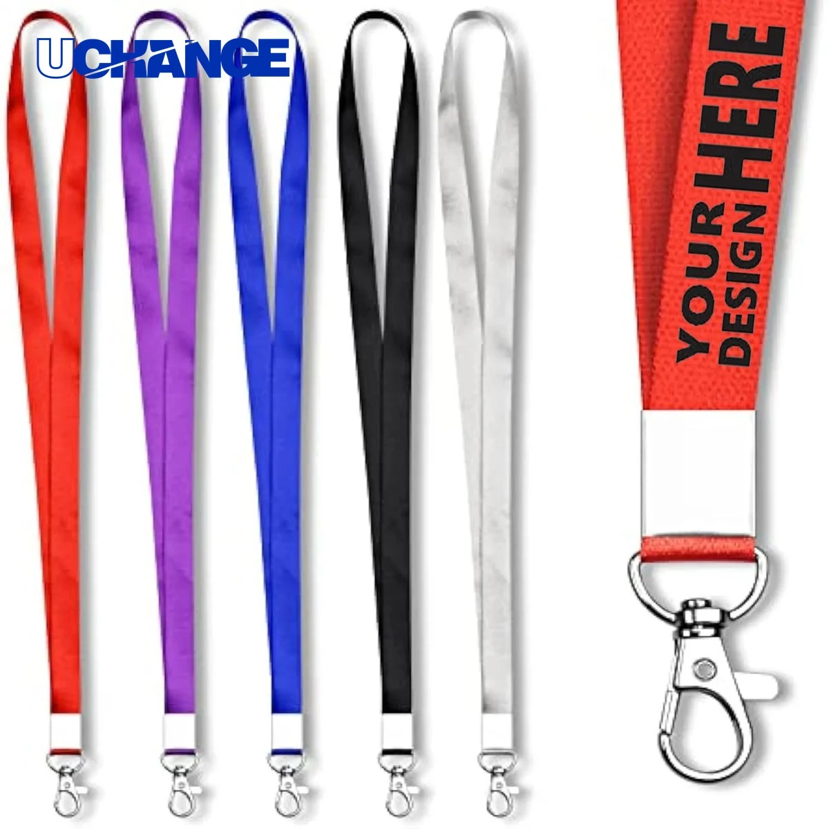 Badge Lanyard with Metal Clip 1