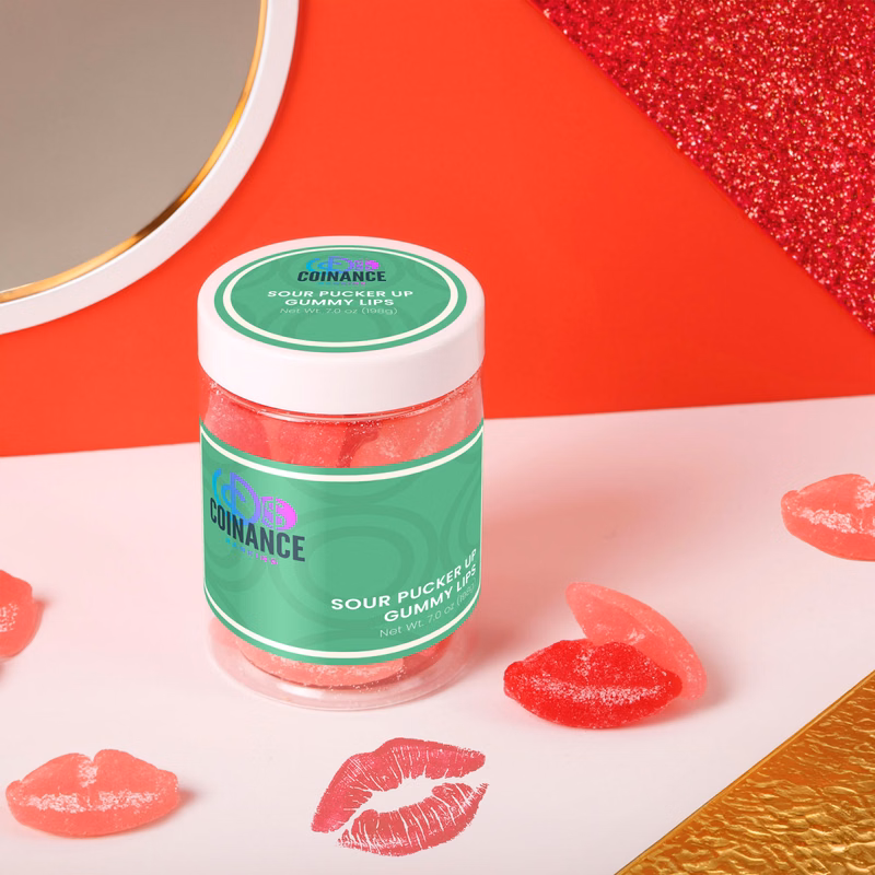Jelly Belly® Sour Pucker Lips: Large Jar