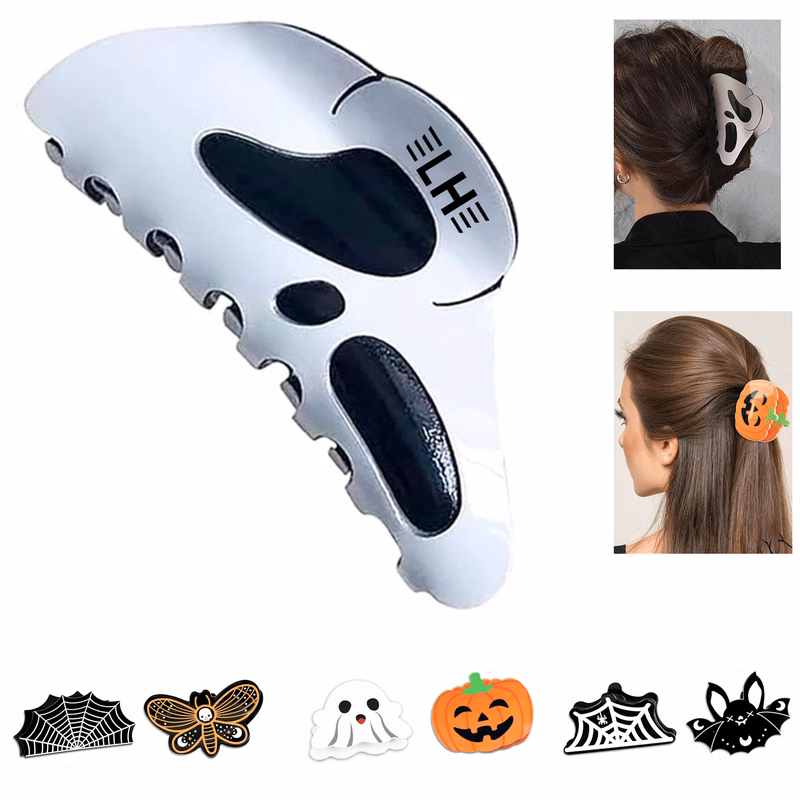 Halloween Hair Claw Clips