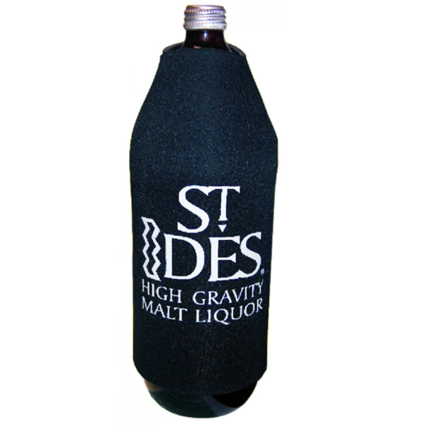 40 oz Slip, custom koozie with logo imprint 1