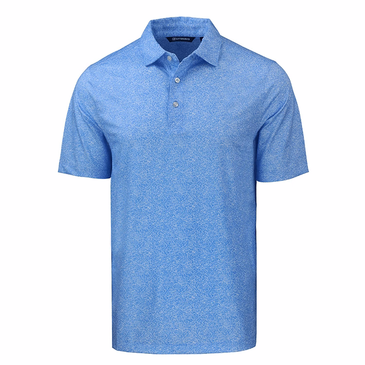 Cutter & Buck Pike Constellation Print Stretch Men's Polo