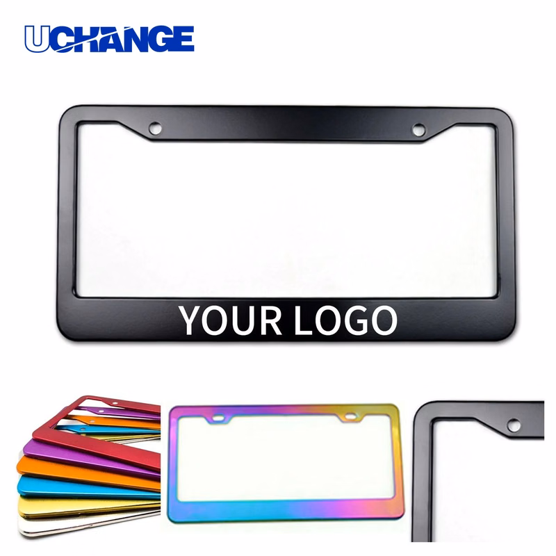 Metal License Frame for Vehicles