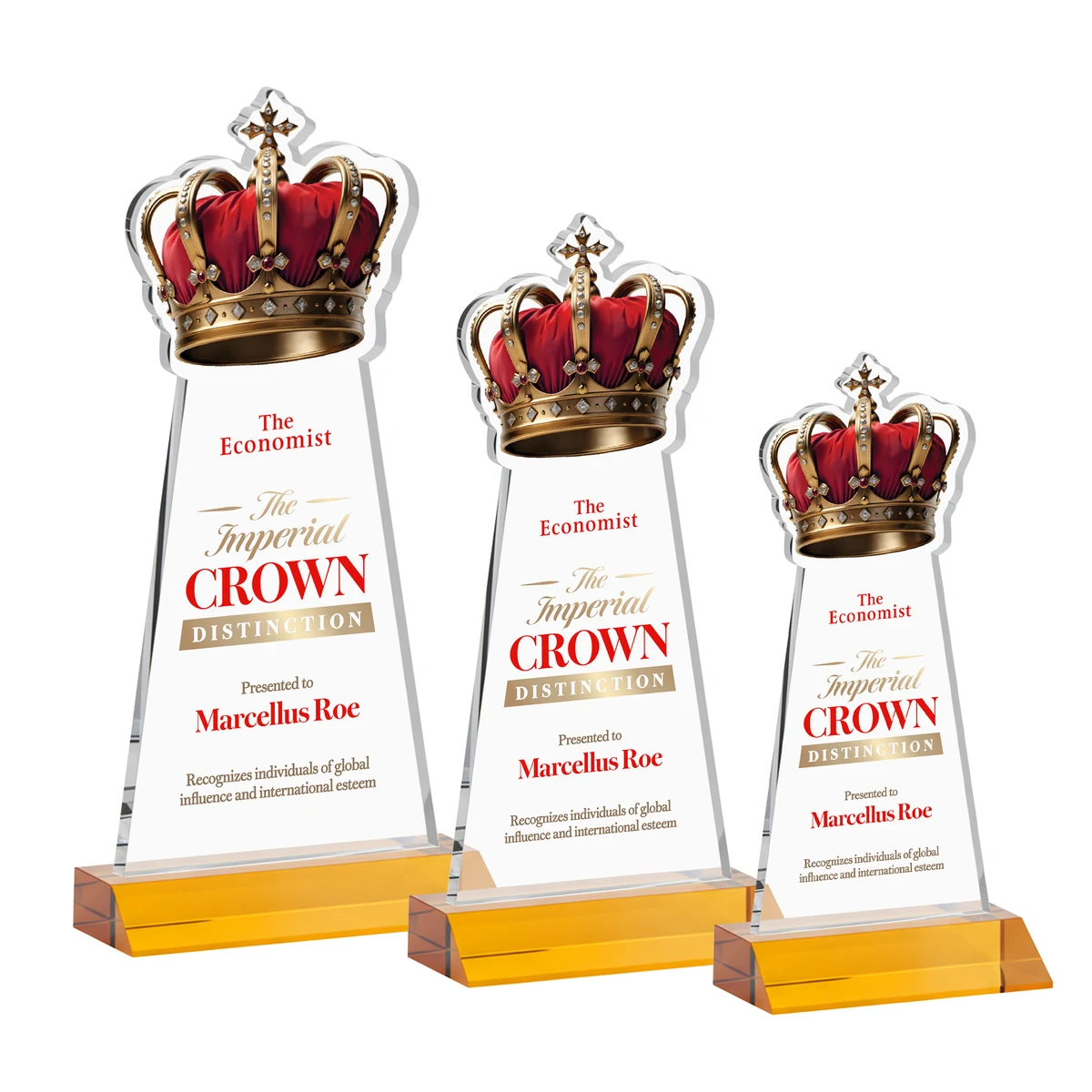 Crown VividPrint™ Award - Amber 1