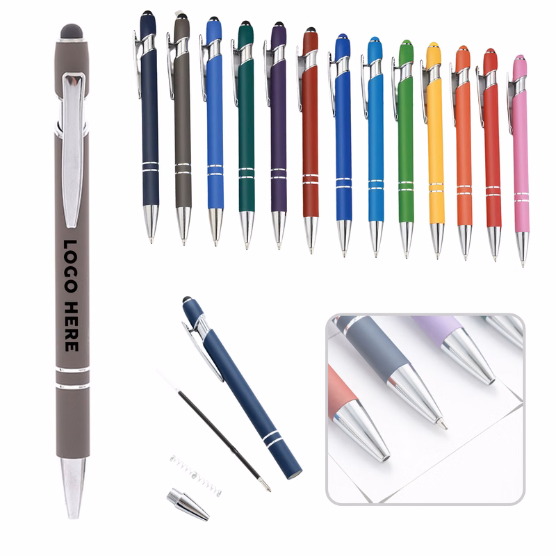 Touch Screen Metal Ballpoint pen With Stylus