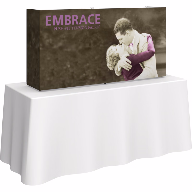 Embrace 5ft Push-Fit Tabletop Display & Full Fitted Graphic