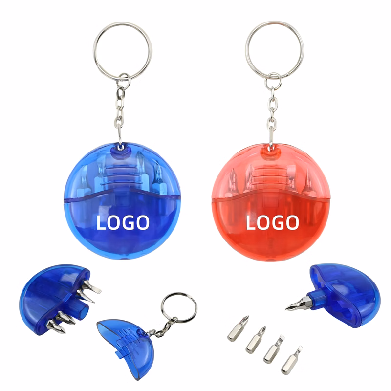 Mini Screwdriver Set With Keychain