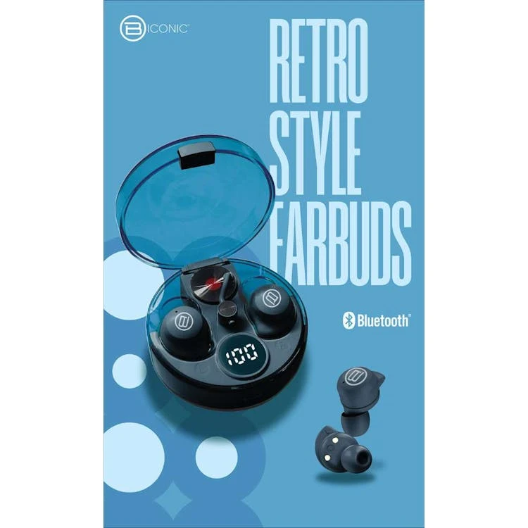 Retro Style Wireless Earbuds - Assorted 1