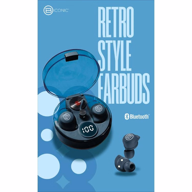 Retro Style Wireless Earbuds - Assorted
