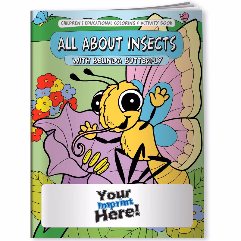 Coloring Book - All About Insects with Belinda Butterfly