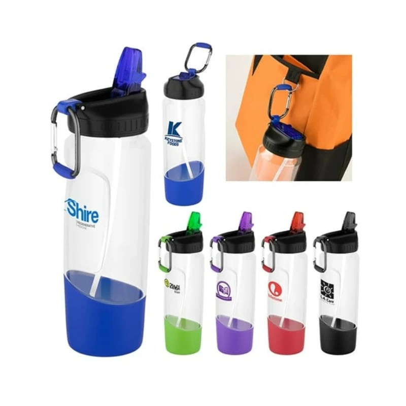 Water Bottle with Carabiner 1