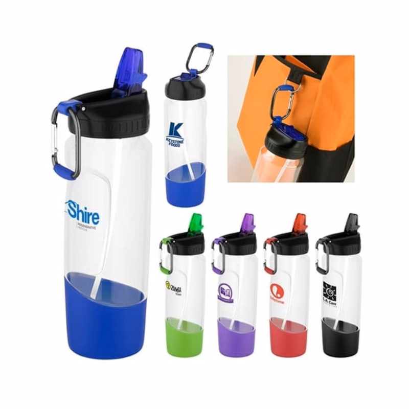 Water Bottle with Carabiner