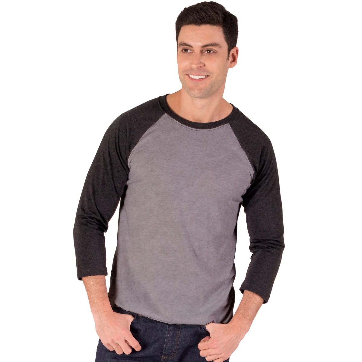 Adult 3/4 Sleeve Triblend Baseball T-Shirt 1