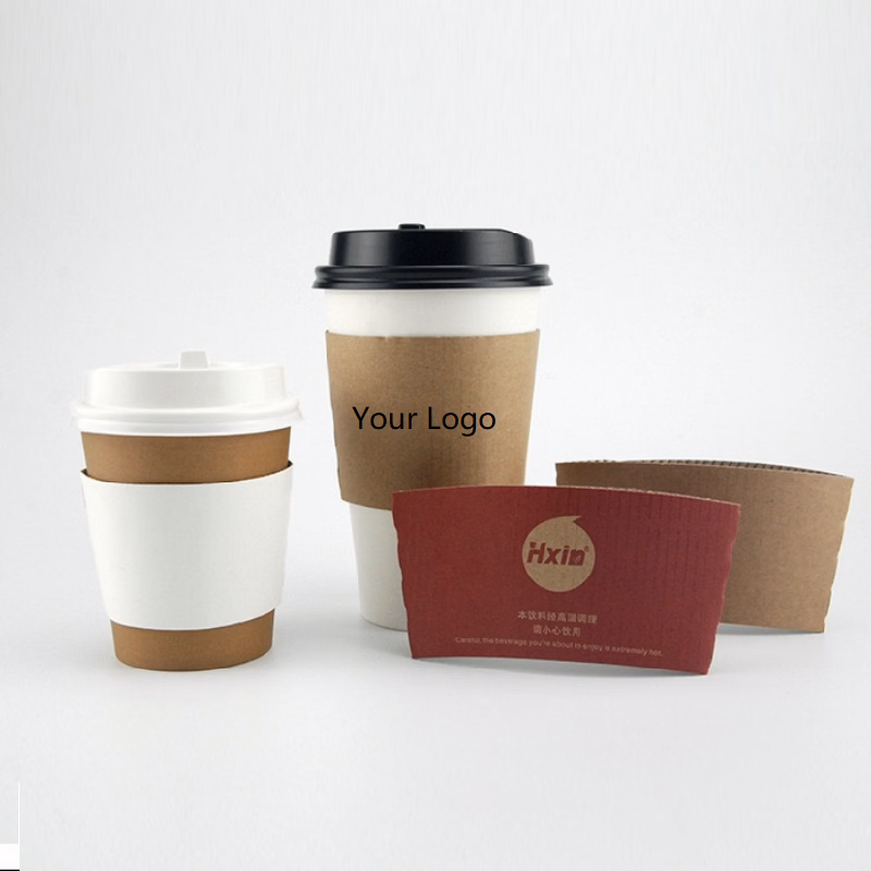 12 Oz. Hot Beverage Paper Coffee Cup With Sleeve