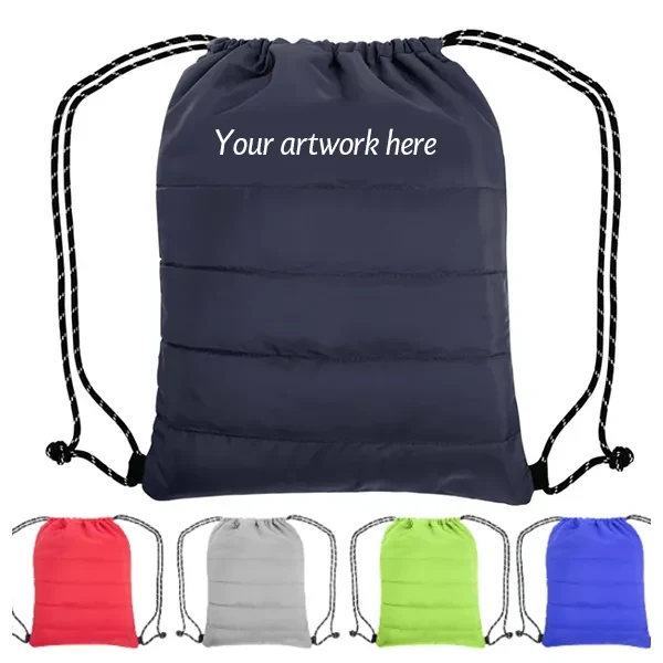 Puffy Cinch Top Backpack -13.5x17 1