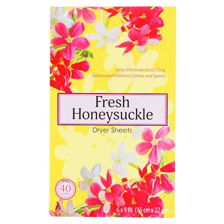 Dryer Sheets Honeysuckle 40ct 1
