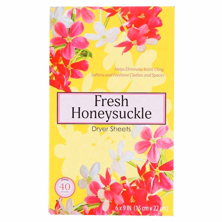 Dryer Sheets Honeysuckle 40ct
