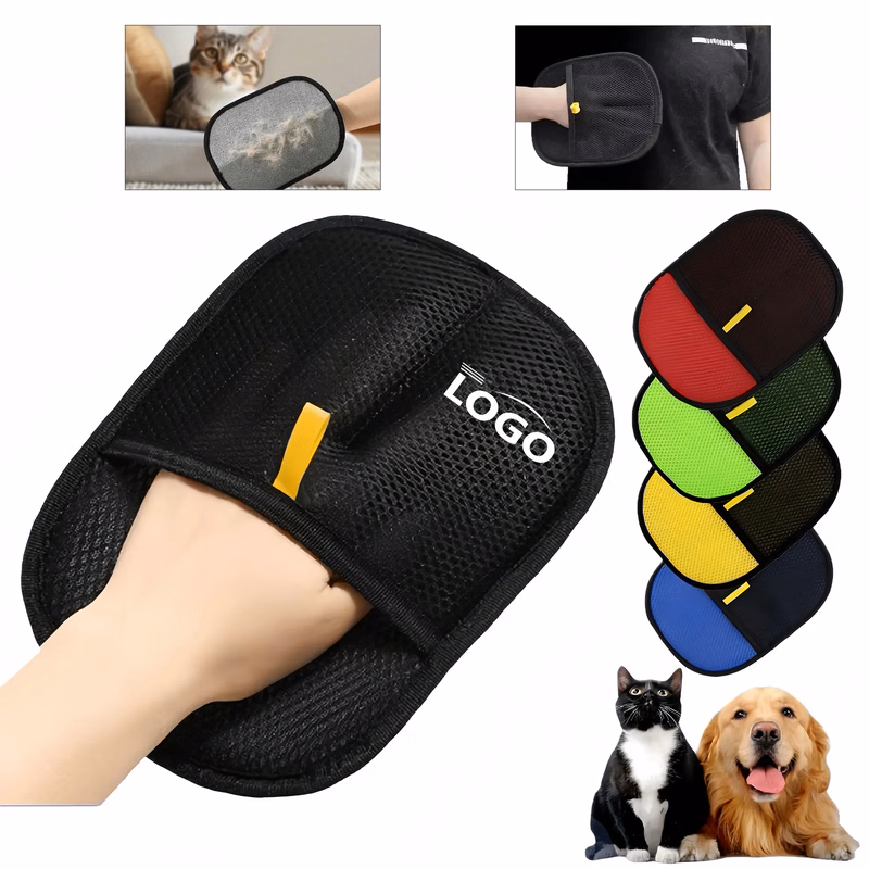 Electrostatic Pet Grooming Glove For Hair Removal