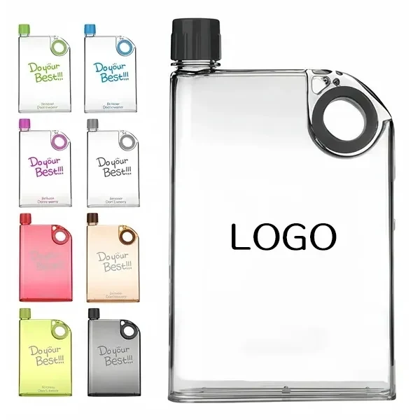 Clear Slim Water Bottle with BPA-Free Hydration Flask 1
