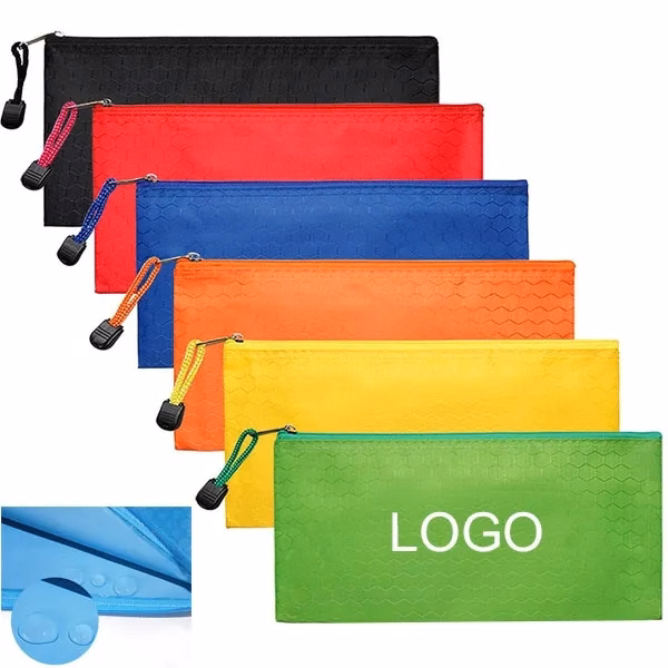 A6 Waterproof Zipper Pencil Pouch