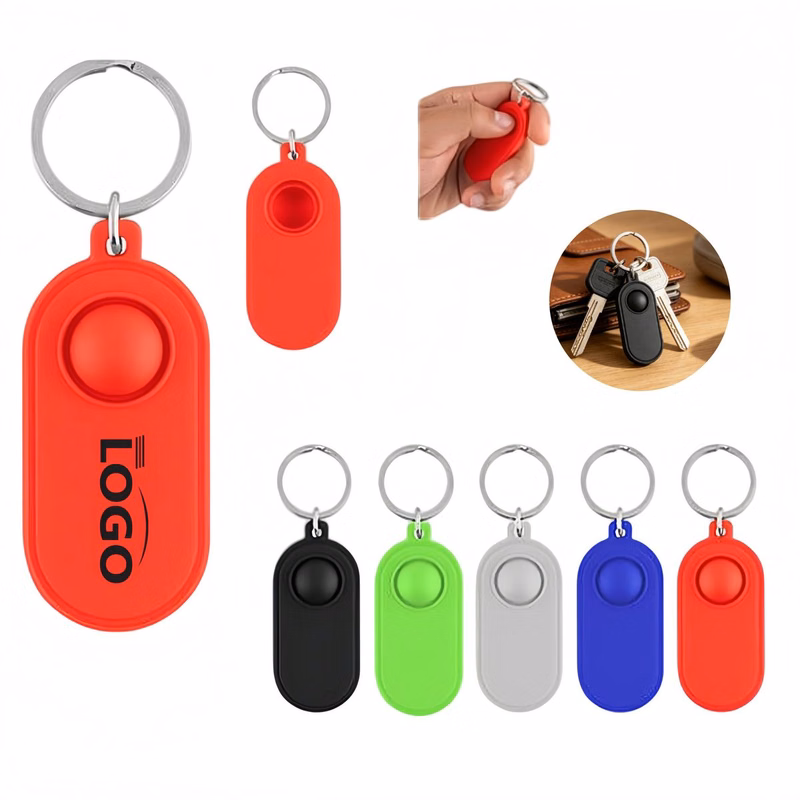 MOQ10 Silicone Bubble Keychain