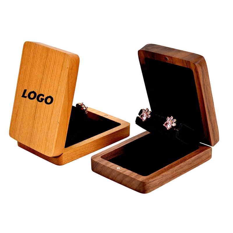 Wooden Earring Box