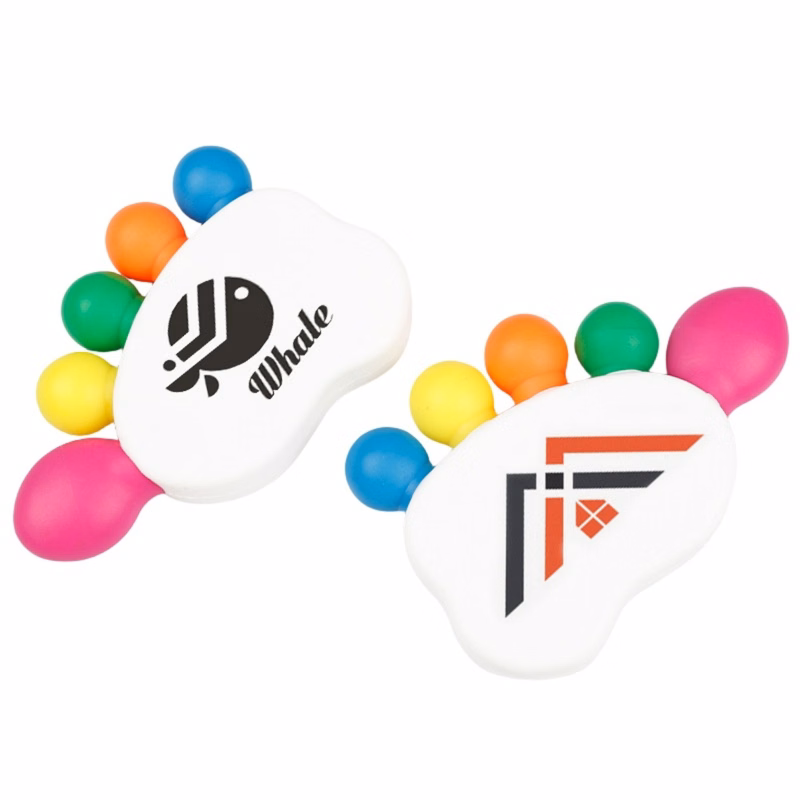 Five Color Toe Shaped Highlighters