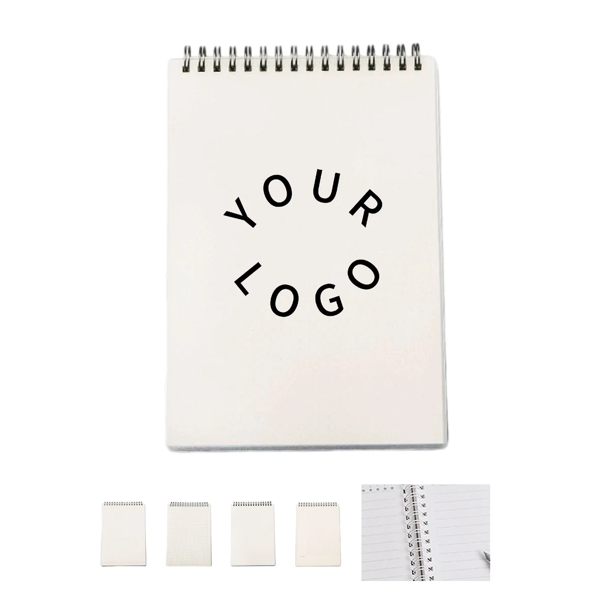 A7 Top Spiral Pocket Memo Book With Polypropylene Cover 1