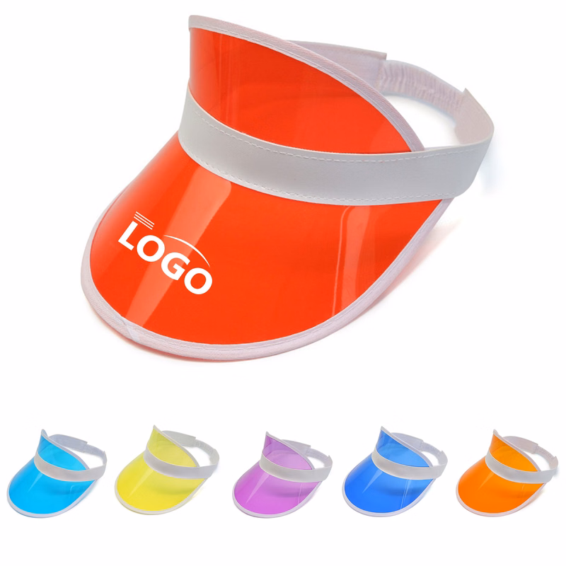 PVC Sun Visor Hat with UV Protection