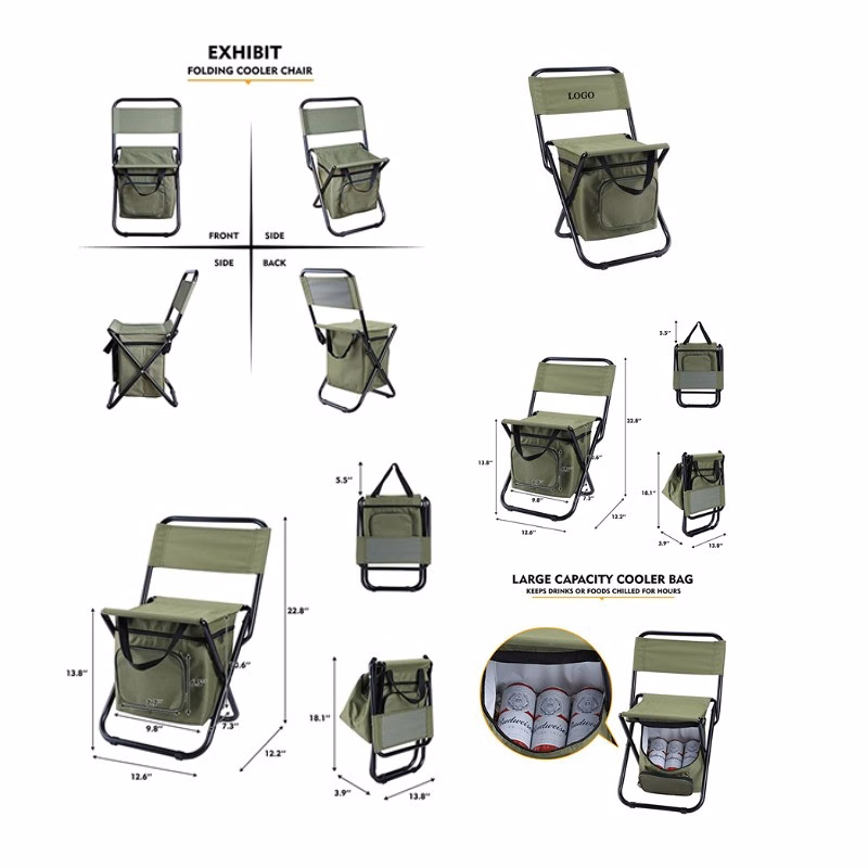 3-in-1 leisure camping fishing chair