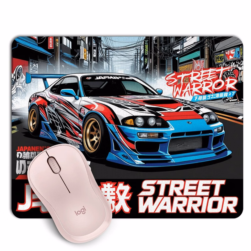 8.66'' x 7'' x 0.06'' Soft Thin Mouse Pad