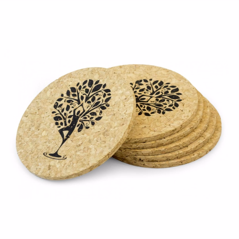 Custom Round Cork Coaster