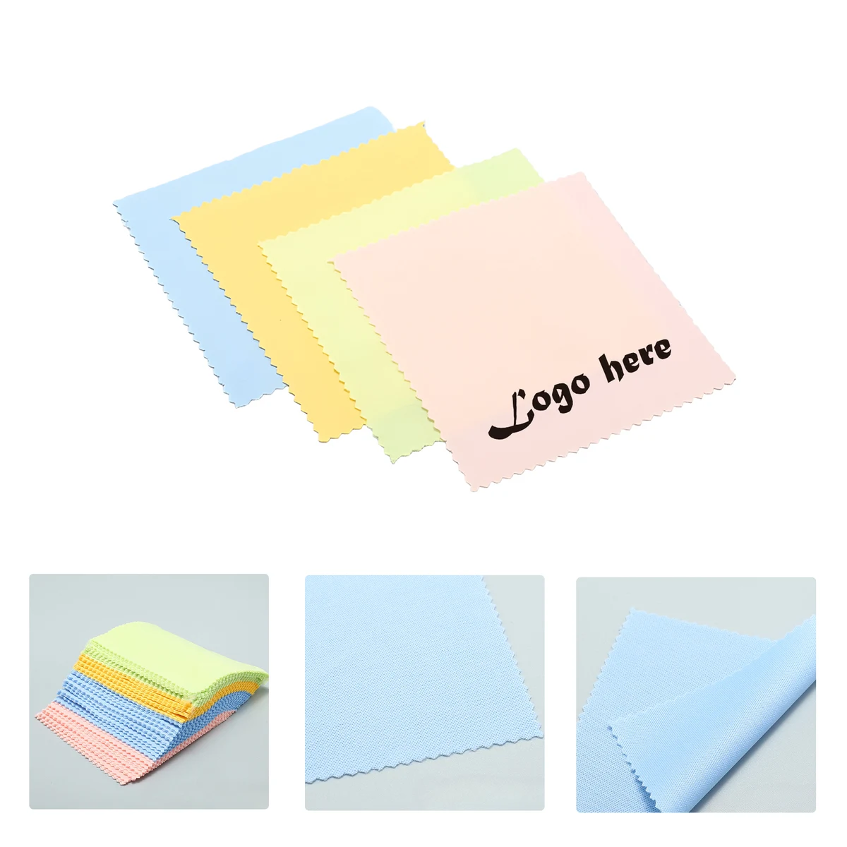 MOQ50 Soft Microfiber Cleaning Cloth For Glasses 1